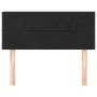 Kopfteil aus schwarzem Samt, 100 x 5 x 78/88 cm von vidaXL, Kopf- und Fußteile - Ref: Foro24-346042, Preis: 43,64 €, Rabatt: %