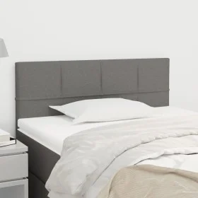 Kopfteil aus dunkelgrauem Stoff, 100 x 5 x 78/88 cm von vidaXL, Kopf- und Fußteile - Ref: Foro24-346033, Preis: 48,40 €, Raba...