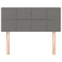 Kopfteil aus dunkelgrauem Stoff, 100 x 5 x 78/88 cm von vidaXL, Kopf- und Fußteile - Ref: Foro24-346033, Preis: 50,00 €, Raba...