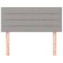Kopfteil aus hellgrauem Stoff, 90 x 5 x 78/88 cm von vidaXL, Kopf- und Fußteile - Ref: Foro24-346116, Preis: 42,77 €, Rabatt: %