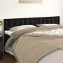 Cabeceros 2 unidades de terciopelo negro 80x5x78/88 cm de vidaXL, Cabeceros y pies de cama - Ref: Foro24-346492, Precio: 55,5...