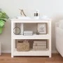 Solid white pine wood console table 80x40x74 cm by vidaXL, Side tables - Ref: Foro24-821670, Price: 97,20 €, Discount: %