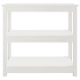 Solid white pine wood console table 80x40x74 cm by vidaXL, Side tables - Ref: Foro24-821670, Price: 99,93 €, Discount: %