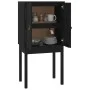 Anrichte hoch Massivholz Kiefer schwarz 60x40x120 cm von vidaXL, Sideboards - Ref: Foro24-821748, Preis: 97,73 €, Rabatt: %