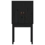 Aparador alto madera maciza de pino negro 60x40x120 cm de vidaXL, Aparadores - Ref: Foro24-821748, Precio: 97,73 €, Descuento: %