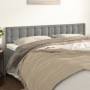Kopfteile 2 Einheiten aus hellgrauem Samt 100x5x78/88 cm von vidaXL, Kopf- und Fußteile - Ref: Foro24-346530, Preis: 68,39 €,...