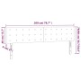 Kopfteile 2 Einheiten aus hellgrauem Samt 100x5x78/88 cm von vidaXL, Kopf- und Fußteile - Ref: Foro24-346530, Preis: 68,39 €,...