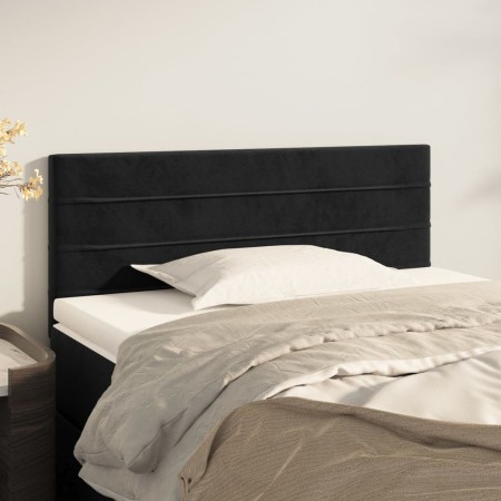 Kopfteil aus schwarzem Samt, 100 x 5 x 78/88 cm von vidaXL, Kopf- und Fußteile - Ref: Foro24-346140, Preis: 34,53 €, Rabatt: %