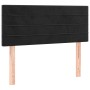 Kopfteil aus schwarzem Samt, 100 x 5 x 78/88 cm von vidaXL, Kopf- und Fußteile - Ref: Foro24-346140, Preis: 34,53 €, Rabatt: %