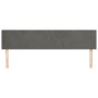 Kopfteile 2 Einheiten aus dunkelgrauem Samt 90x5x78/88 cm von vidaXL, Kopf- und Fußteile - Ref: Foro24-345839, Preis: 57,04 €...
