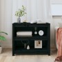 Massives Kiefernholz Bücherregal schwarz 80x35x68 cm von vidaXL, Bücherregale und Regale - Ref: Foro24-821678, Preis: 85,55 €...