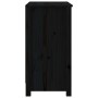 Massives Kiefernholz Bücherregal schwarz 80x35x68 cm von vidaXL, Bücherregale und Regale - Ref: Foro24-821678, Preis: 85,55 €...