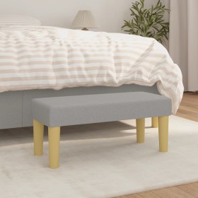 Hellgraue Stoffbank 70x30x30 cm von vidaXL, Banken - Ref: Foro24-346624, Preis: 37,66 €, Rabatt: %