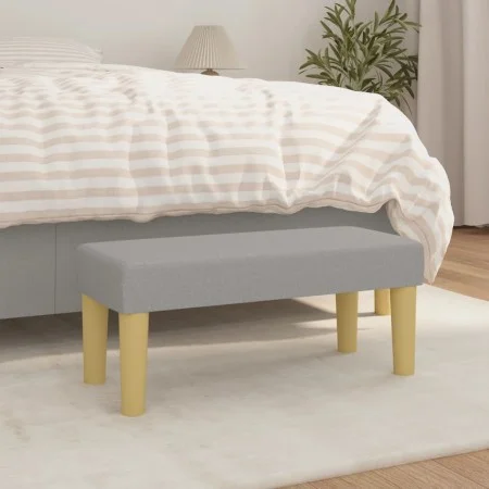 Light gray fabric bench 70x30x30 cm by vidaXL, Banks - Ref: Foro24-346624, Price: 37,09 €, Discount: %