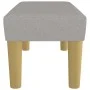 Light gray fabric bench 70x30x30 cm by vidaXL, Banks - Ref: Foro24-346624, Price: 37,09 €, Discount: %
