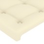Kopfteil aus cremefarbenem Kunstleder, 100 x 5 x 78/88 cm von vidaXL, Kopf- und Fußteile - Ref: Foro24-346446, Preis: 50,37 €...