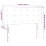 Kopfteil aus cremefarbenem Kunstleder, 100 x 5 x 78/88 cm von vidaXL, Kopf- und Fußteile - Ref: Foro24-346446, Preis: 50,37 €...
