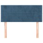 Blaues Samtkopfteil 100x5x78/88 cm von vidaXL, Kopf- und Fußteile - Ref: Foro24-346044, Preis: 51,35 €, Rabatt: %