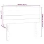 Kopfteil aus cremefarbenem Stoff, 100 x 5 x 78/88 cm von vidaXL, Kopf- und Fußteile - Ref: Foro24-346135, Preis: 42,94 €, Rab...