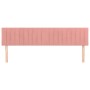 Kopfteile 2 Einheiten aus rosa Samt 90x5x78/88 cm von vidaXL, Kopf- und Fußteile - Ref: Foro24-346283, Preis: 57,91 €, Rabatt: %