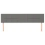 Headboards 2 units of dark gray fabric 100x5x78/88 cm by vidaXL, Headboards and footboards - Ref: Foro24-346089, Price: 63,55...