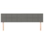 Kopfteile 2 Einheiten aus dunkelgrauem Stoff 100x5x78/88 cm von vidaXL, Kopf- und Fußteile - Ref: Foro24-346089, Preis: 64,65...