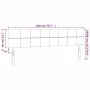 Headboards 2 units of dark gray fabric 100x5x78/88 cm by vidaXL, Headboards and footboards - Ref: Foro24-346089, Price: 63,55...
