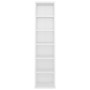 Glänzend weißes Sperrholz-CD-Regal, 21 x 20 x 88 cm von vidaXL, CD- und DVD-Speicher - Ref: Foro24-800357, Preis: 35,94 €, Ra...