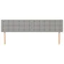 Headboards 2 units of light gray fabric 90x5x78/88 cm by vidaXL, Headboards and footboards - Ref: Foro24-346496, Price: 60,19...