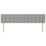 Kopfteile 2 Einheiten aus hellgrauem Stoff 90x5x78/88 cm von vidaXL, Kopf- und Fußteile - Ref: Foro24-346496, Preis: 61,02 €,...