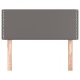 Kopfteil aus grauem Kunstleder, 100x5x78/88 cm von vidaXL, Kopf- und Fußteile - Ref: Foro24-345916, Preis: 27,91 €, Rabatt: %