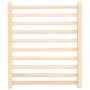 Sauna-Rückenlehne aus massivem Kiefernholz in S-Form von vidaXL, Saunazubehör - Ref: Foro24-51691, Preis: 41,75 €, Rabatt: %