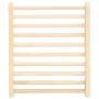 Solid pine wood sauna bench in an S shape by vidaXL, sauna accessories - Ref: Foro24-51691, Price: 45,67 €, Discount: %