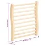 Sauna-Rückenlehne aus massivem Kiefernholz in S-Form von vidaXL, Saunazubehör - Ref: Foro24-51691, Preis: 45,67 €, Rabatt: %