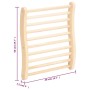 Sauna-Rückenlehne aus massivem Kiefernholz in S-Form von vidaXL, Saunazubehör - Ref: Foro24-51691, Preis: 41,75 €, Rabatt: %