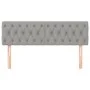 Headboards 2 units of light gray fabric 80x7x78/88 cm by vidaXL, Headboards and footboards - Ref: Foro24-346354, Price: 70,75...