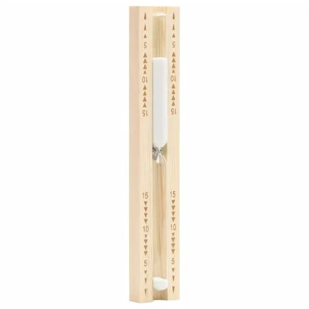 Sauna-Sanduhr 15 Minuten aus massivem Kiefernholz von vidaXL, Saunazubehör - Ref: Foro24-51688, Preis: 14,67 €, Rabatt: %