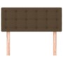 Kopfteil aus dunkelbraunem Stoff, 100 x 5 x 78/88 cm von vidaXL, Kopf- und Fußteile - Ref: Foro24-346439, Preis: 33,90 €, Rab...