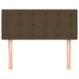 Kopfteil aus dunkelbraunem Stoff, 100 x 5 x 78/88 cm von vidaXL, Kopf- und Fußteile - Ref: Foro24-346439, Preis: 33,30 €, Rab...