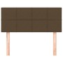 Kopfteil aus dunkelbraunem Stoff, 100 x 5 x 78/88 cm von vidaXL, Kopf- und Fußteile - Ref: Foro24-346035, Preis: 47,66 €, Rab...