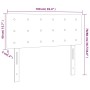 Dunkelgraues Samtkopfteil 100x5x78/88 cm von vidaXL, Kopf- und Fußteile - Ref: Foro24-346451, Preis: 38,94 €, Rabatt: %