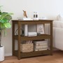Honey brown solid pine wood console table 80x40x74 cm by vidaXL, Side tables - Ref: Foro24-821672, Price: 92,65 €, Discount: %