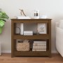 Honey brown solid pine wood console table 80x40x74 cm by vidaXL, Side tables - Ref: Foro24-821672, Price: 92,65 €, Discount: %