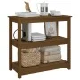Honey brown solid pine wood console table 80x40x74 cm by vidaXL, Side tables - Ref: Foro24-821672, Price: 91,28 €, Discount: %