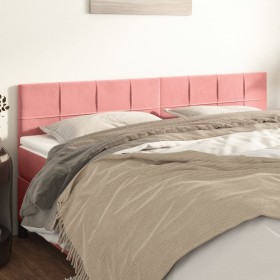 Kopfteile 2 Einheiten aus rosa Samt 90x5x78/88 cm von vidaXL, Kopf- und Fußteile - Ref: Foro24-346087, Preis: 57,08 €, Rabatt: %