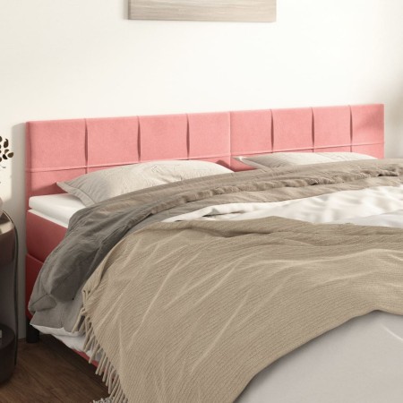 Kopfteile 2 Einheiten aus rosa Samt 90x5x78/88 cm von vidaXL, Kopf- und Fußteile - Ref: Foro24-346087, Preis: 57,08 €, Rabatt: %