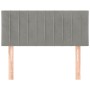 Hellgraues Samtkopfteil 100x5x78/88 cm von vidaXL, Kopf- und Fußteile - Ref: Foro24-346236, Preis: 41,25 €, Rabatt: %