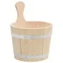 Solid pine wood sauna bucket and ladle set by vidaXL, sauna accessories - Ref: Foro24-51692, Price: 50,35 €, Discount: %