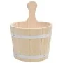 Solid pine wood sauna bucket and ladle set by vidaXL, sauna accessories - Ref: Foro24-51692, Price: 50,35 €, Discount: %