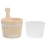 Solid pine wood sauna bucket and ladle set by vidaXL, sauna accessories - Ref: Foro24-51692, Price: 50,35 €, Discount: %